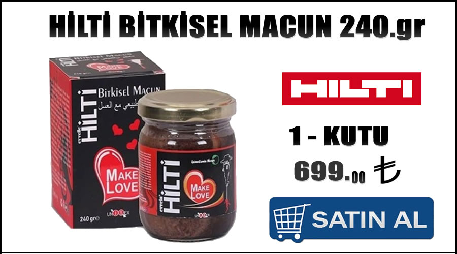 Hilti bitkisel macun 240 gr doğal etkili gizli teslimat