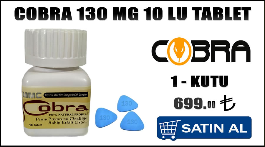 Cobra 130 mg 10 lu tablet eczaneden alınacak güvenilir cinsel ürünler