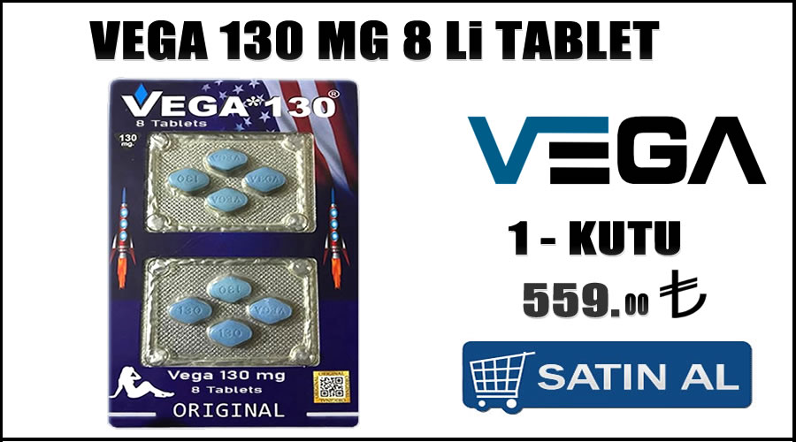 Vega 130 mg 8 li tablet cinsel hap hızlı teslimat