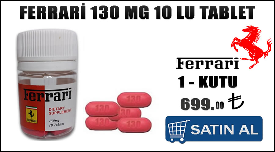 Ferrari 130 mg 10 lu fiyat listesi
