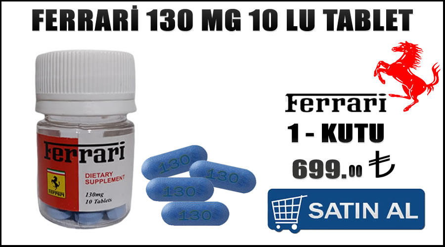 ferrari 130 mg 10 lu hapı nerede satılır