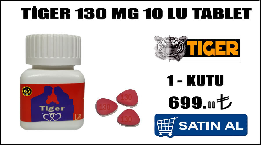 Tiger 130 mg 10 lu tablet cinsel performans artırıcılar ile ilgili görseller