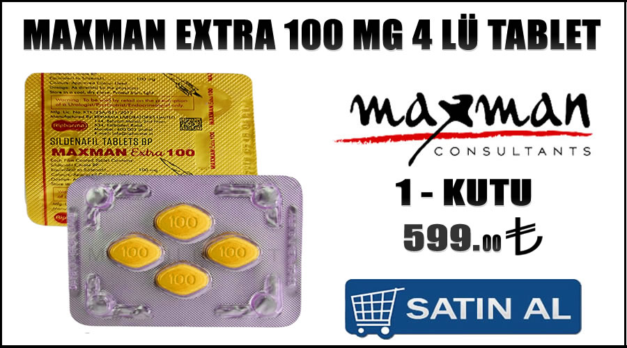 Maxman extra 100 mg 4 lü tablet Etkili performans ürünleri nerede satılır?